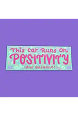Turtle's Soup Positivity and Gasoline Vinyl Bumper Sticker