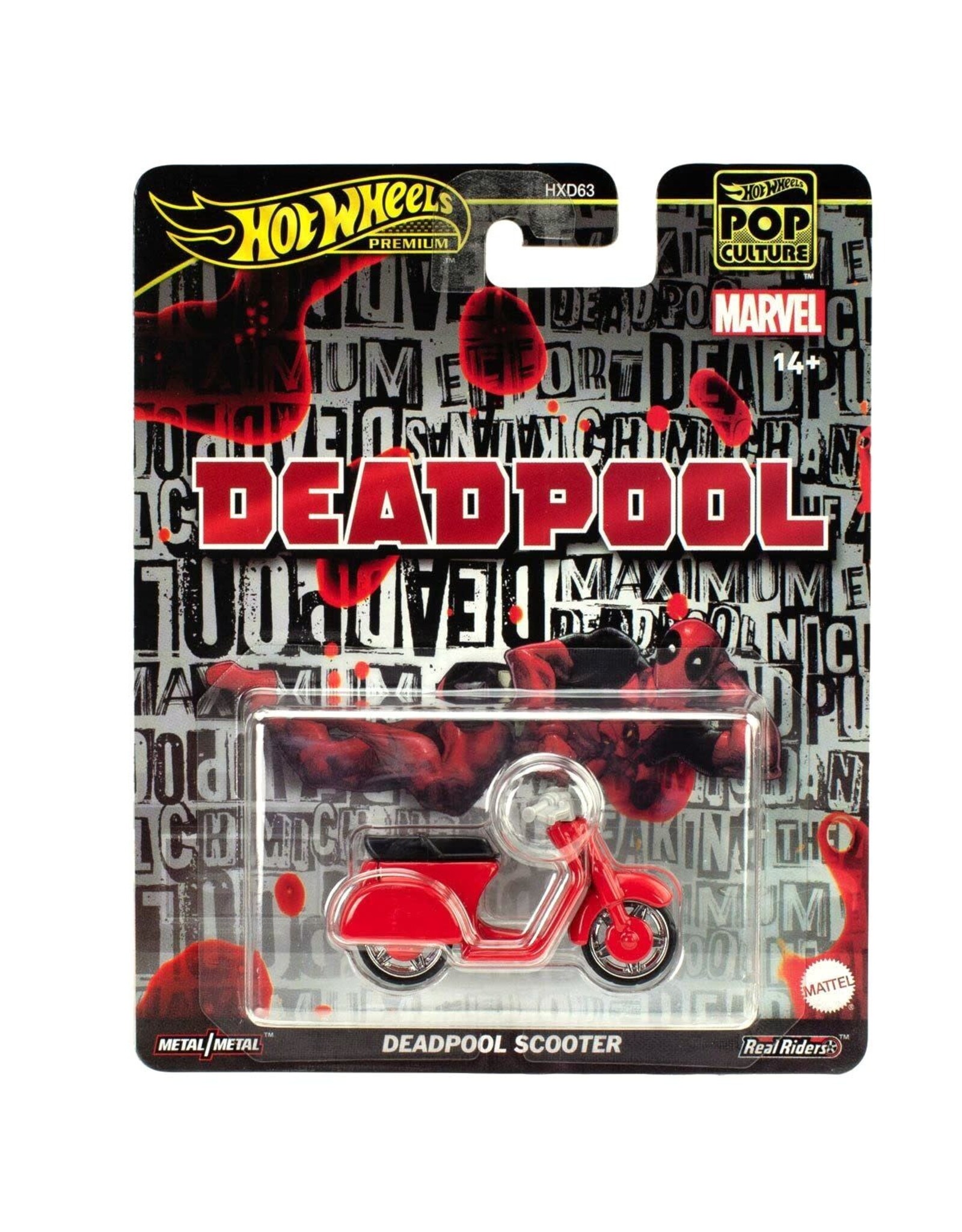 Mattel Hot Wheel - Deadpool Deadpool Scooter