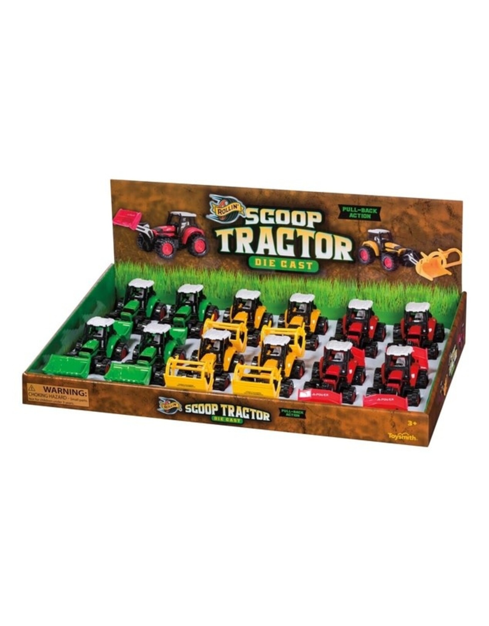 Toysmith Die Cast Scoop Tractor - Rollin'