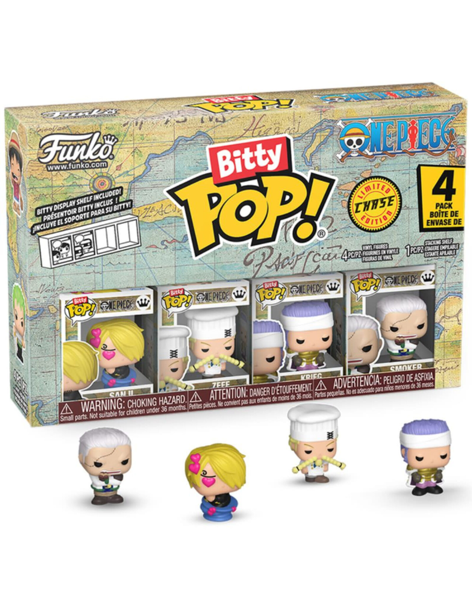 Funko Bitty Pop 4pk One Piece