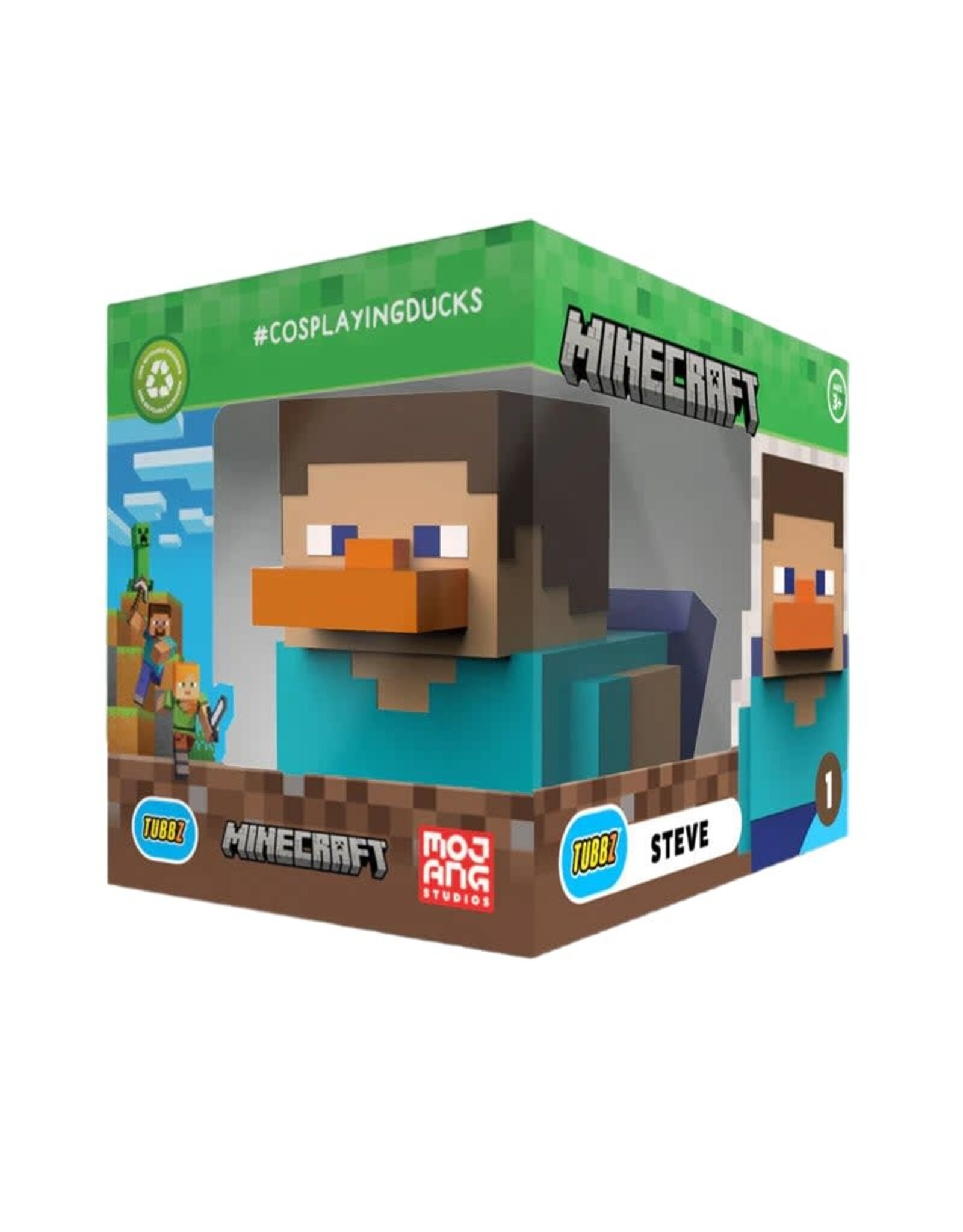 Tubbz Boxed Minecraft Steve Duck
