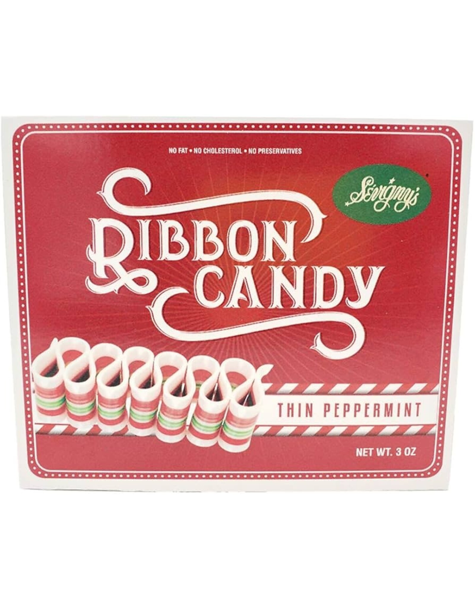 Ribbon Candy - Peppermint 3oz