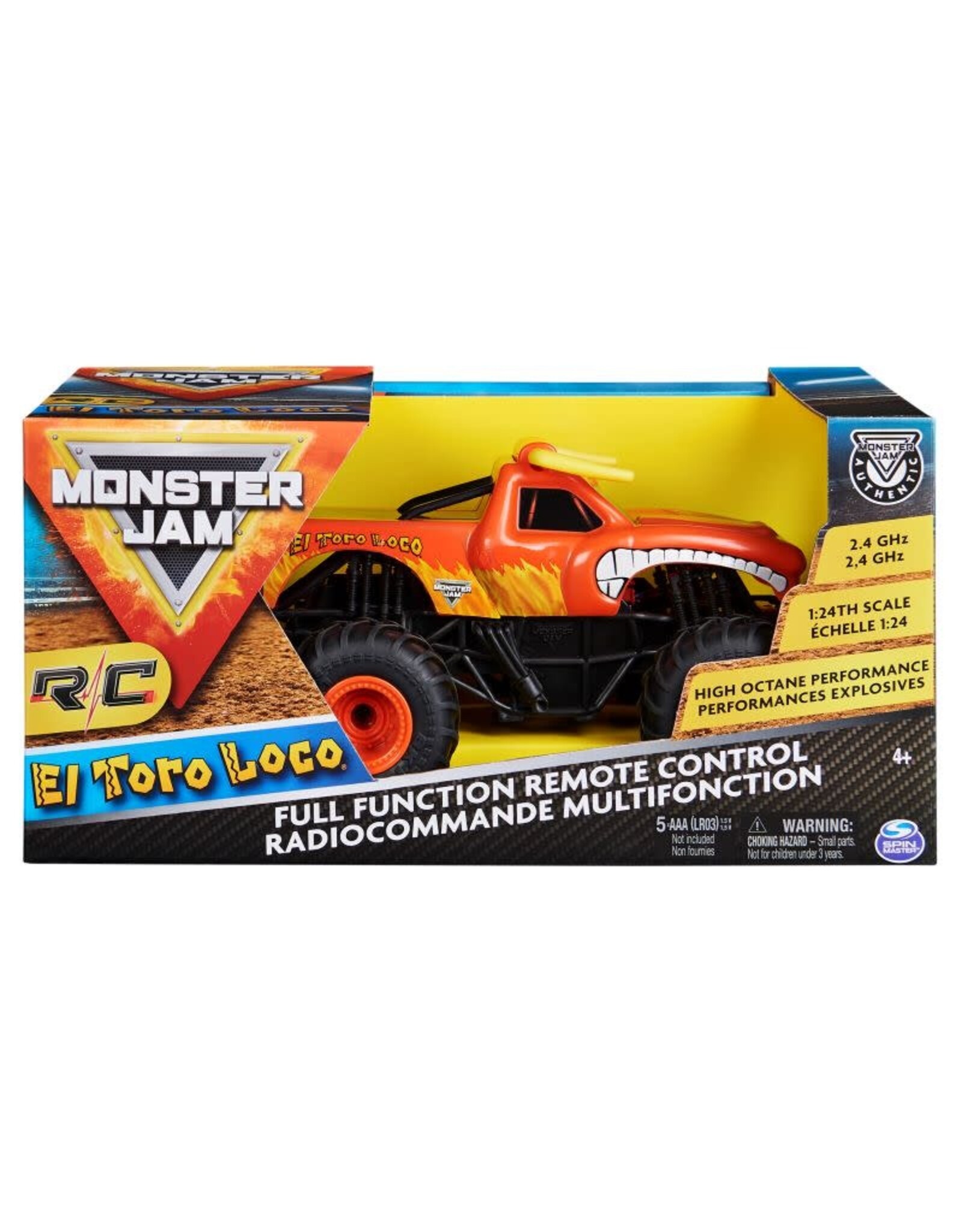 Monster Jam Remote Control RC 1:24 Toro Loco