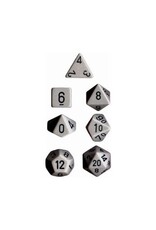 Dice: 7 pc: Opaque: Dark Grey/Black