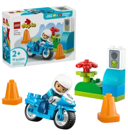 Lego Blue Police Motorcycle