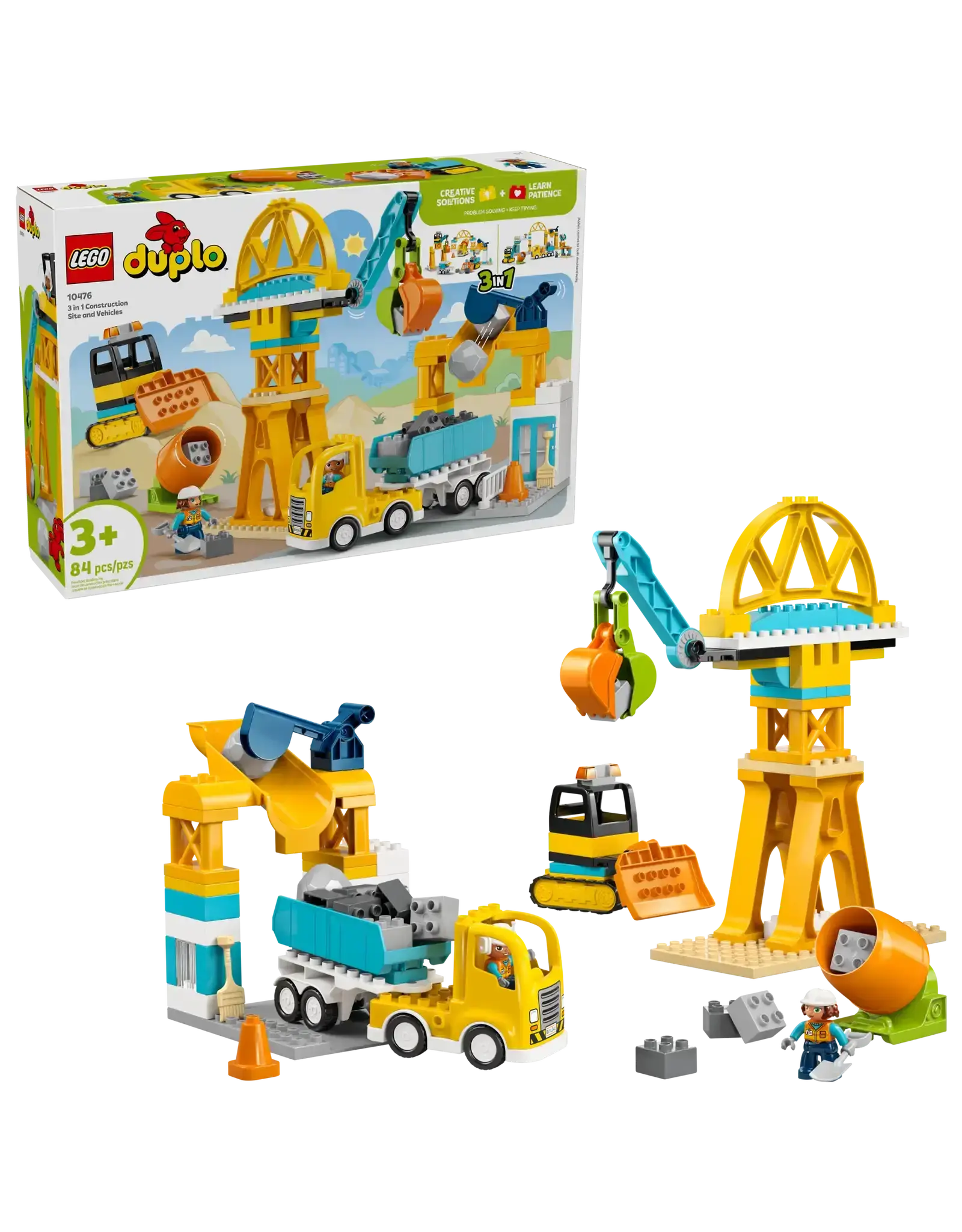 Lego 3 in 1 Construction Site and Vehicles