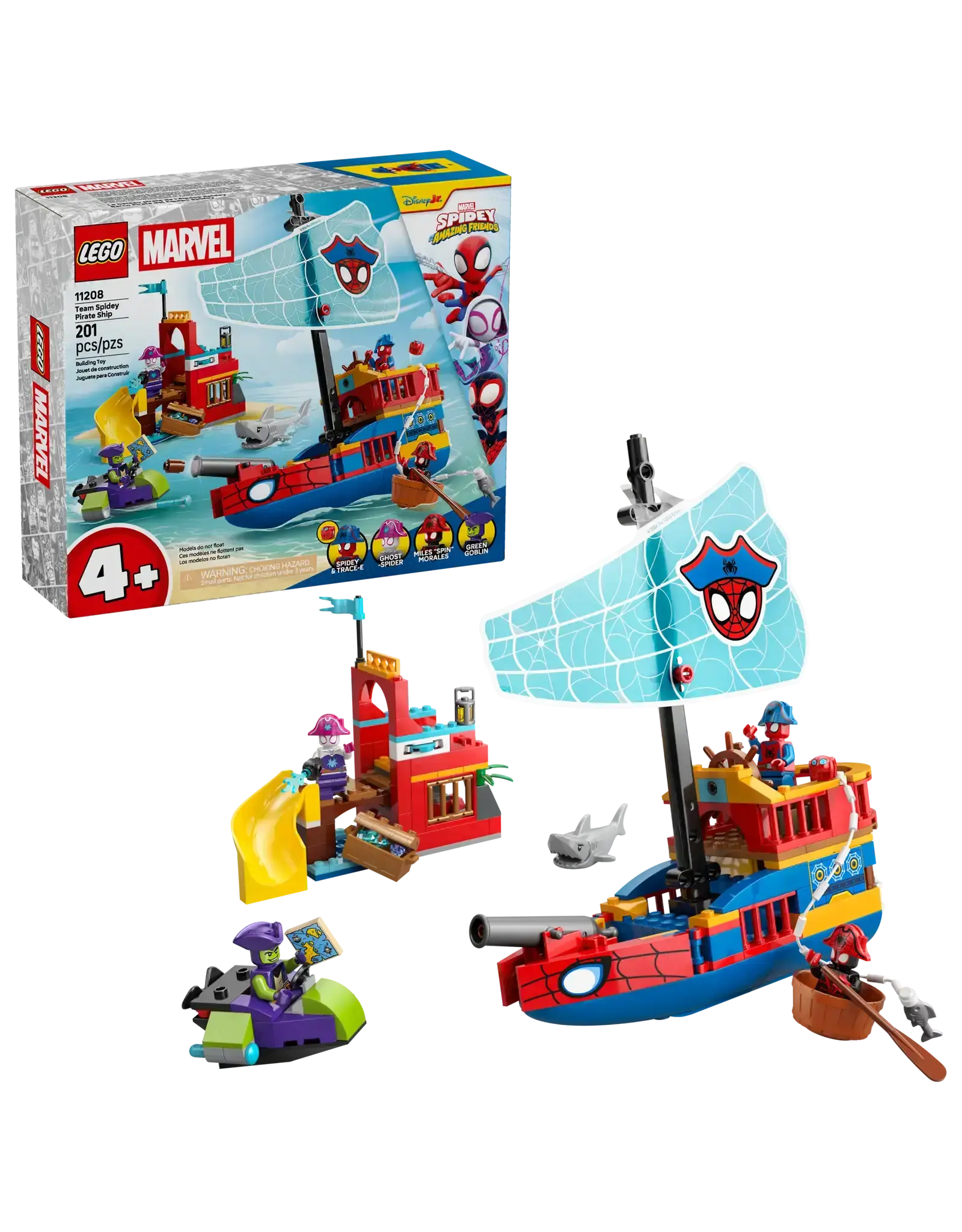 Lego Team Spidey Pirate Ship