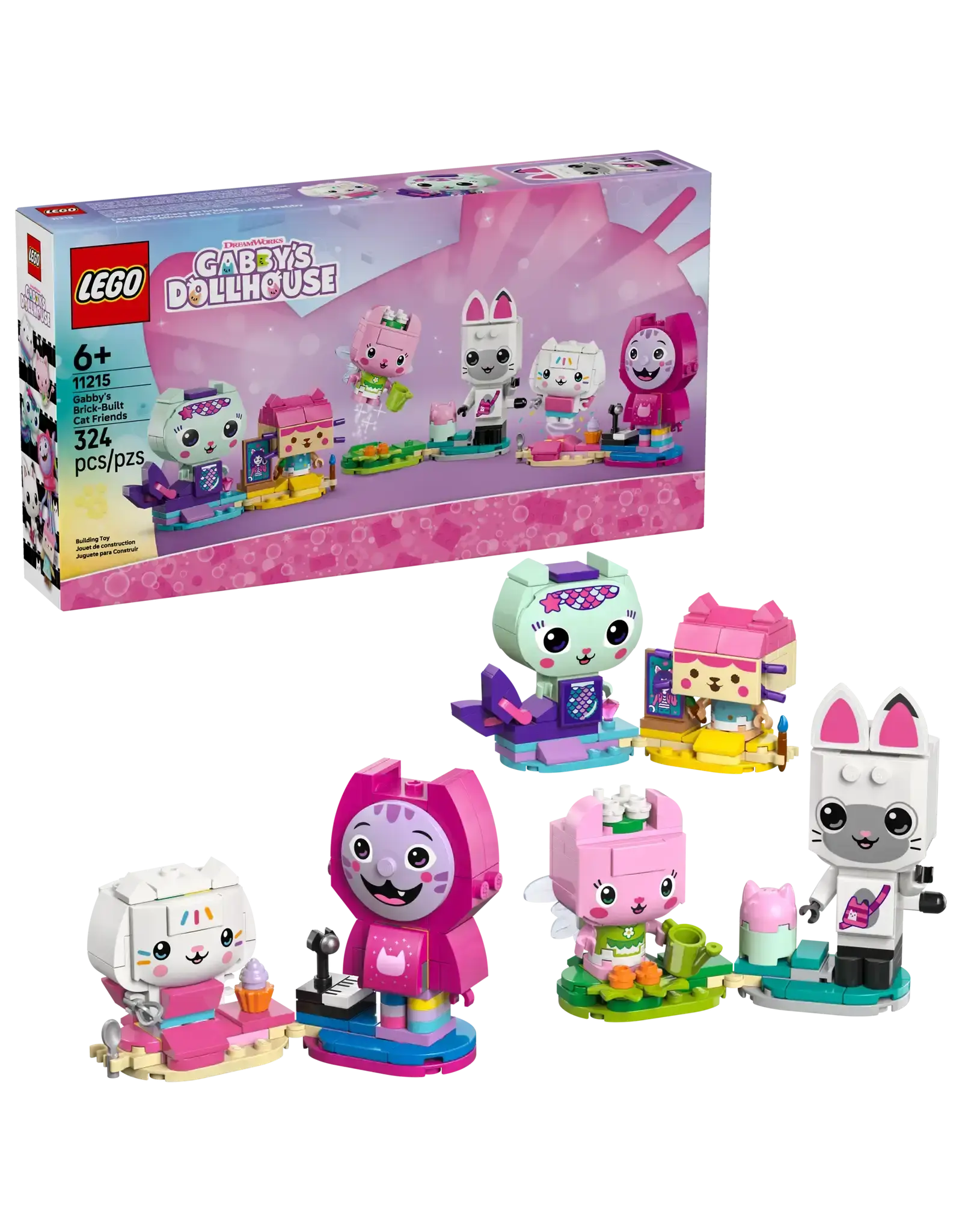 Lego Gabby's Brick-Built Cat Friends