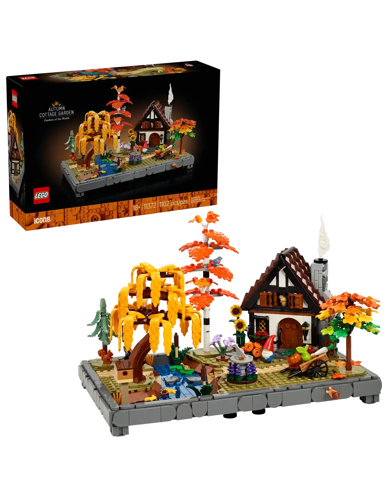 Lego Autumn Cottage Garden