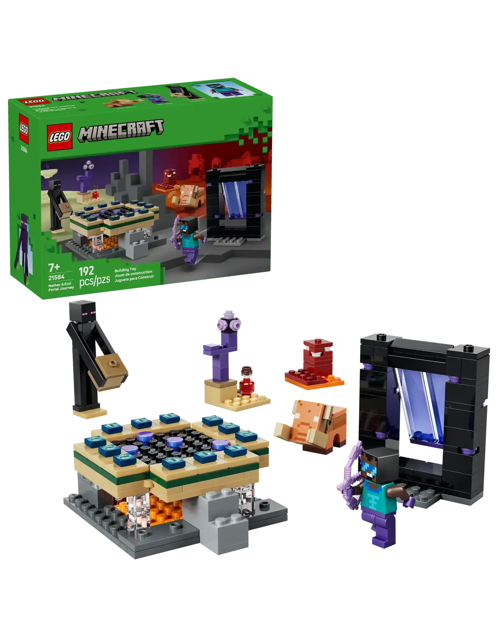 Lego Nether & End Portal Journey