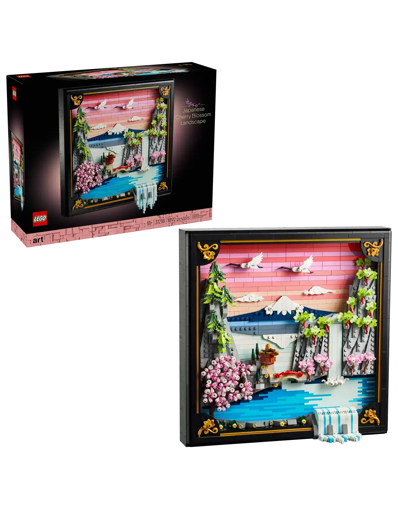 Lego Japanese Cherry Blossom Landscape