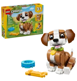 Lego Cute Animals: Playful Puppy Dog