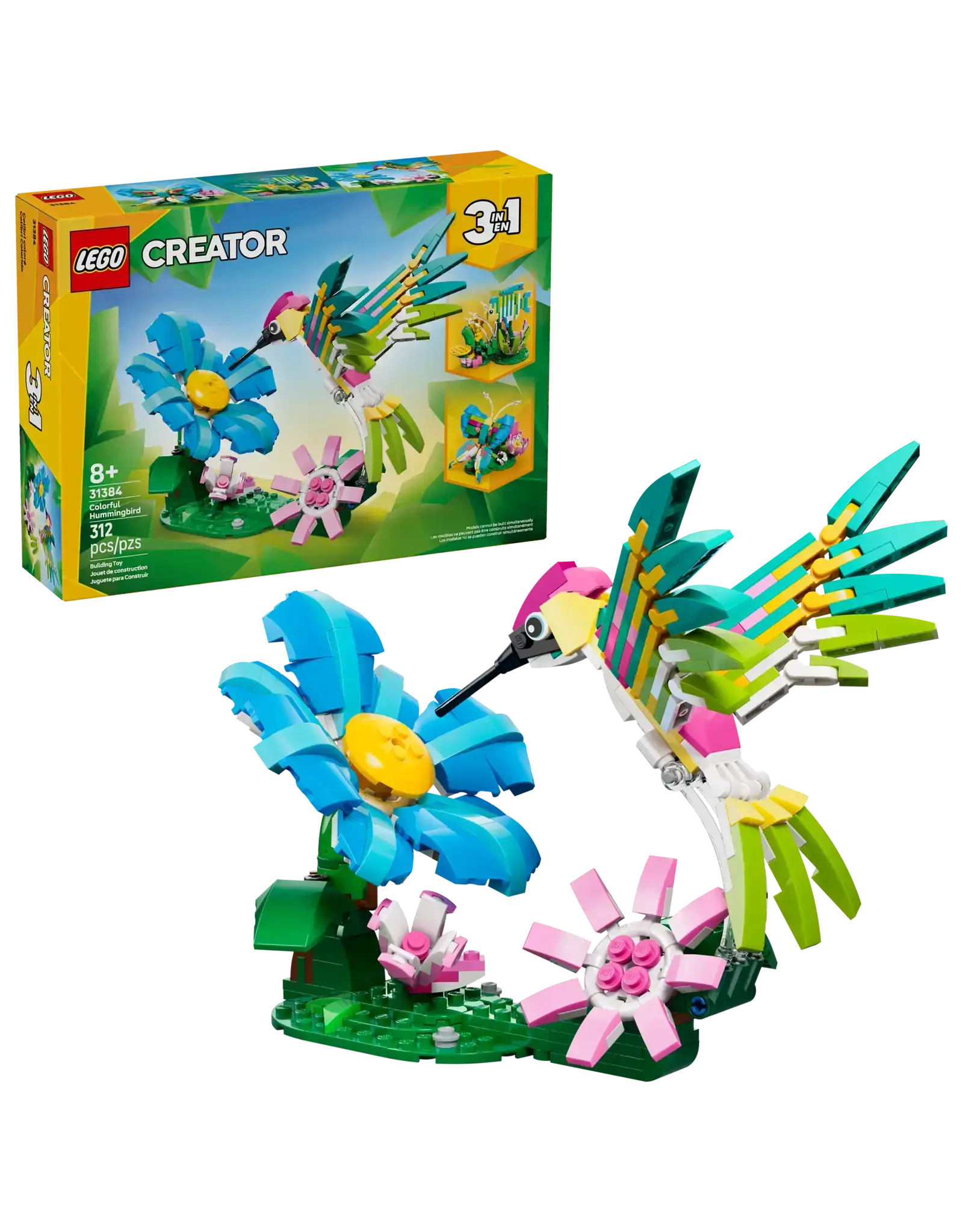 Lego Wild Animals: Colorful Hummingbird