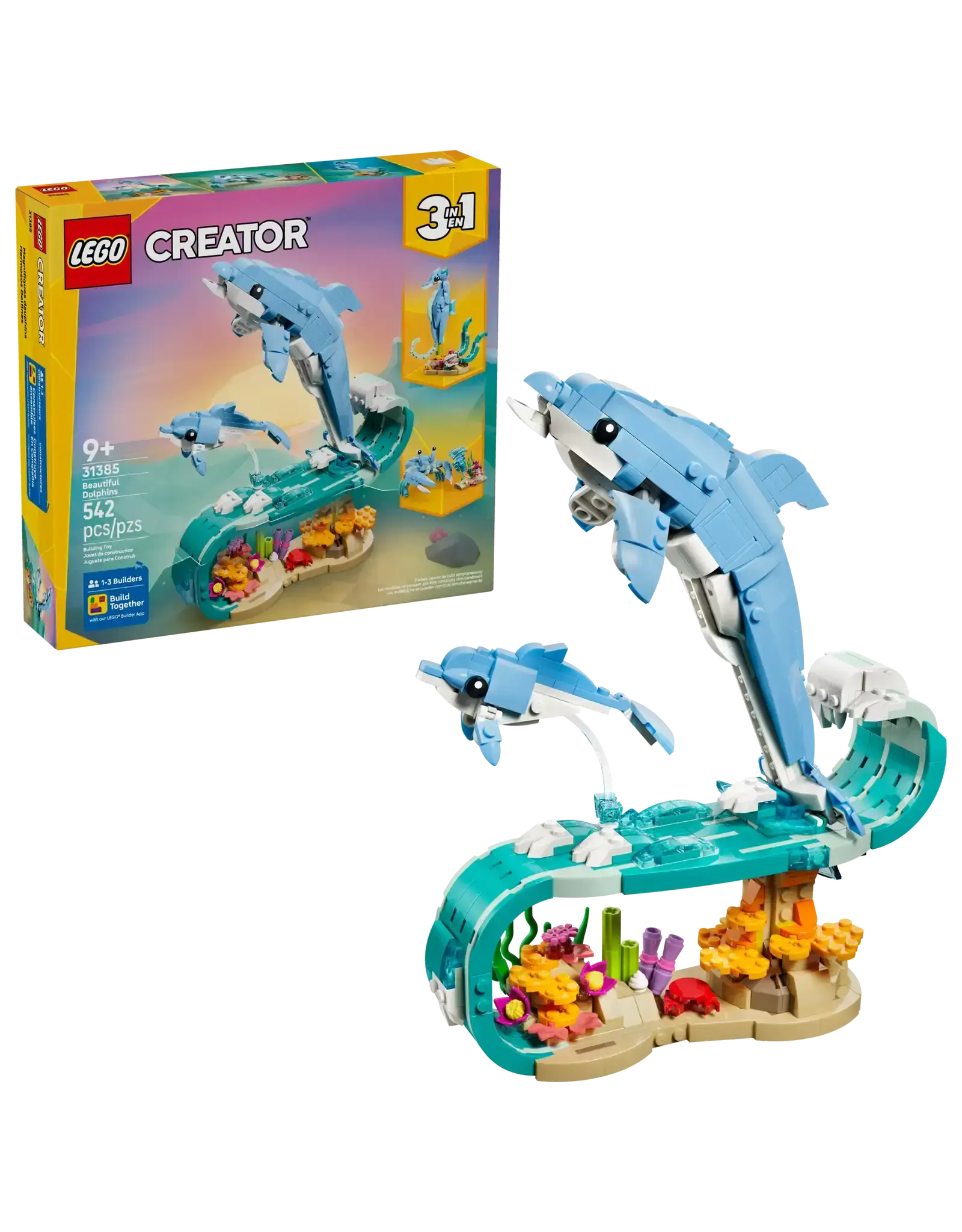 Lego Sea Animals: Beautiful Dolphins