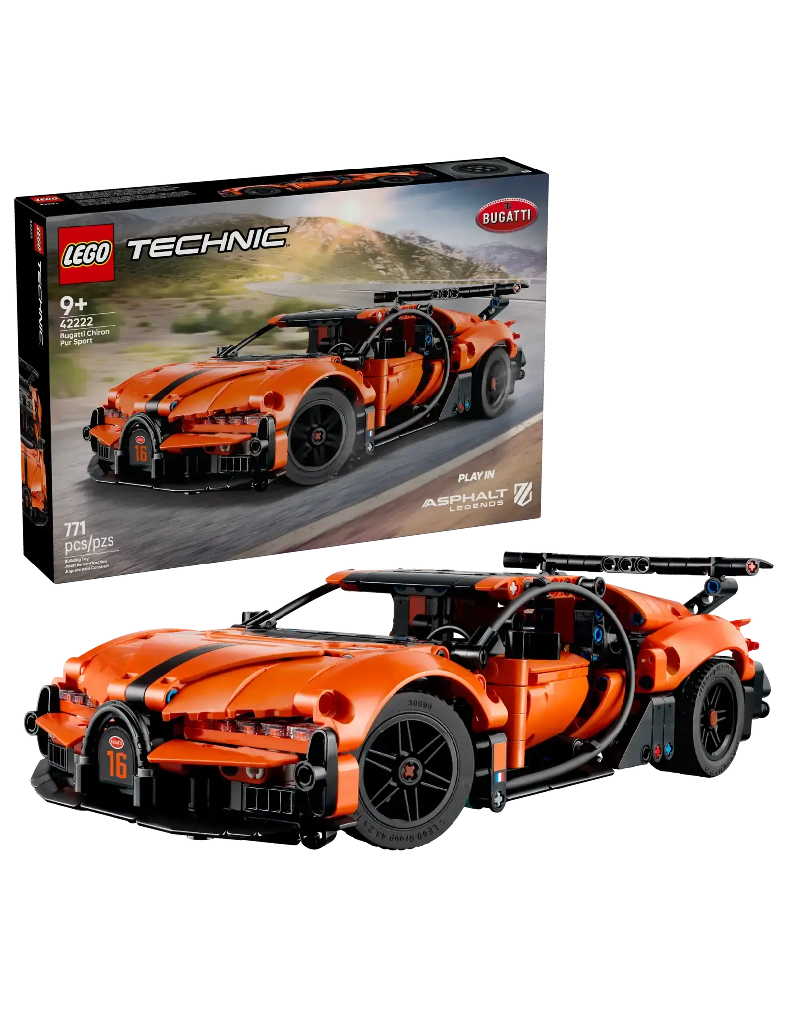 Lego Bugatti Chiron Pur Sport Hypercar