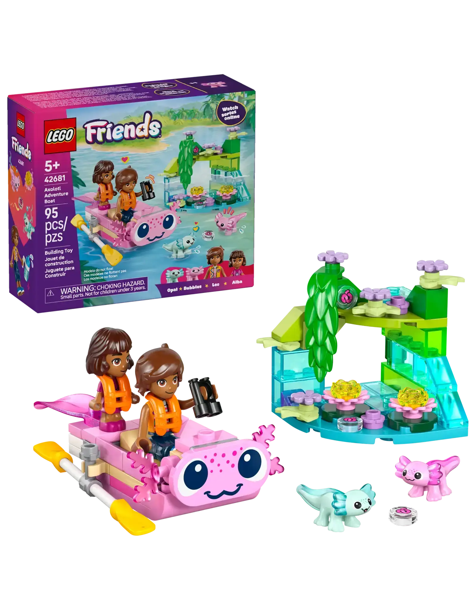 Lego Axolotl Adventure Boat