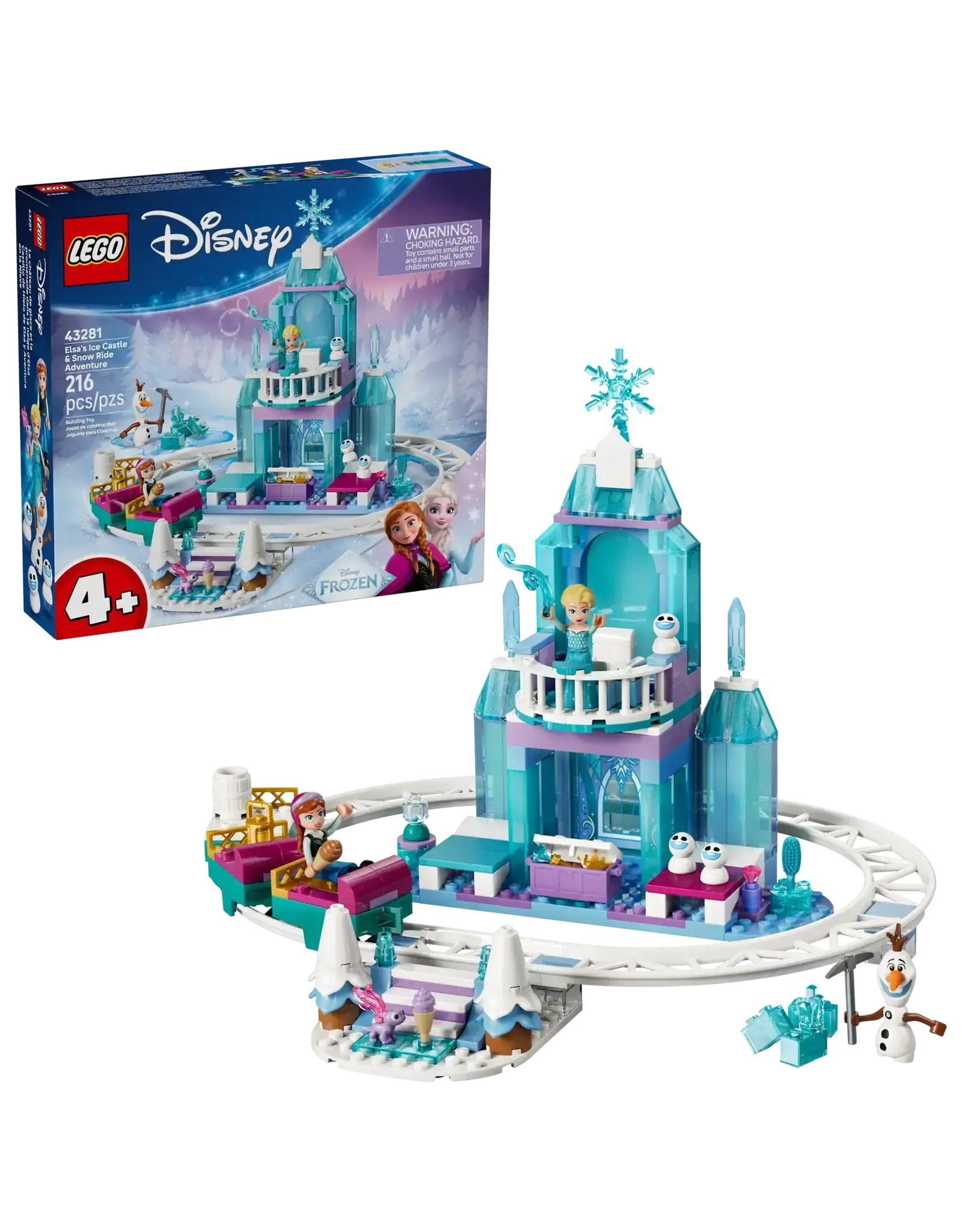 Lego Elsa's Ice Castle & Snow Ride Adventure