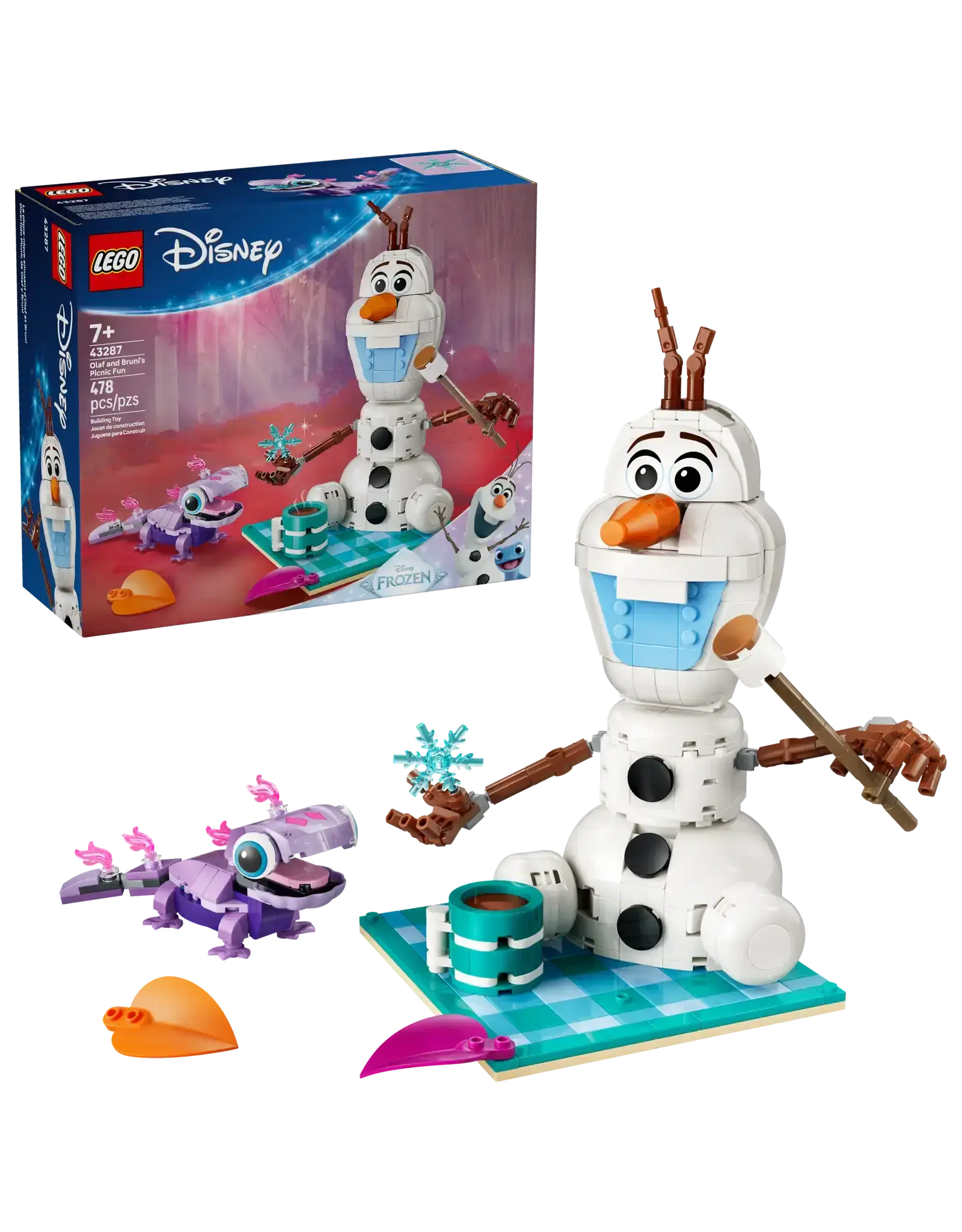 Lego Olaf and Bruni’s Picnic Fun