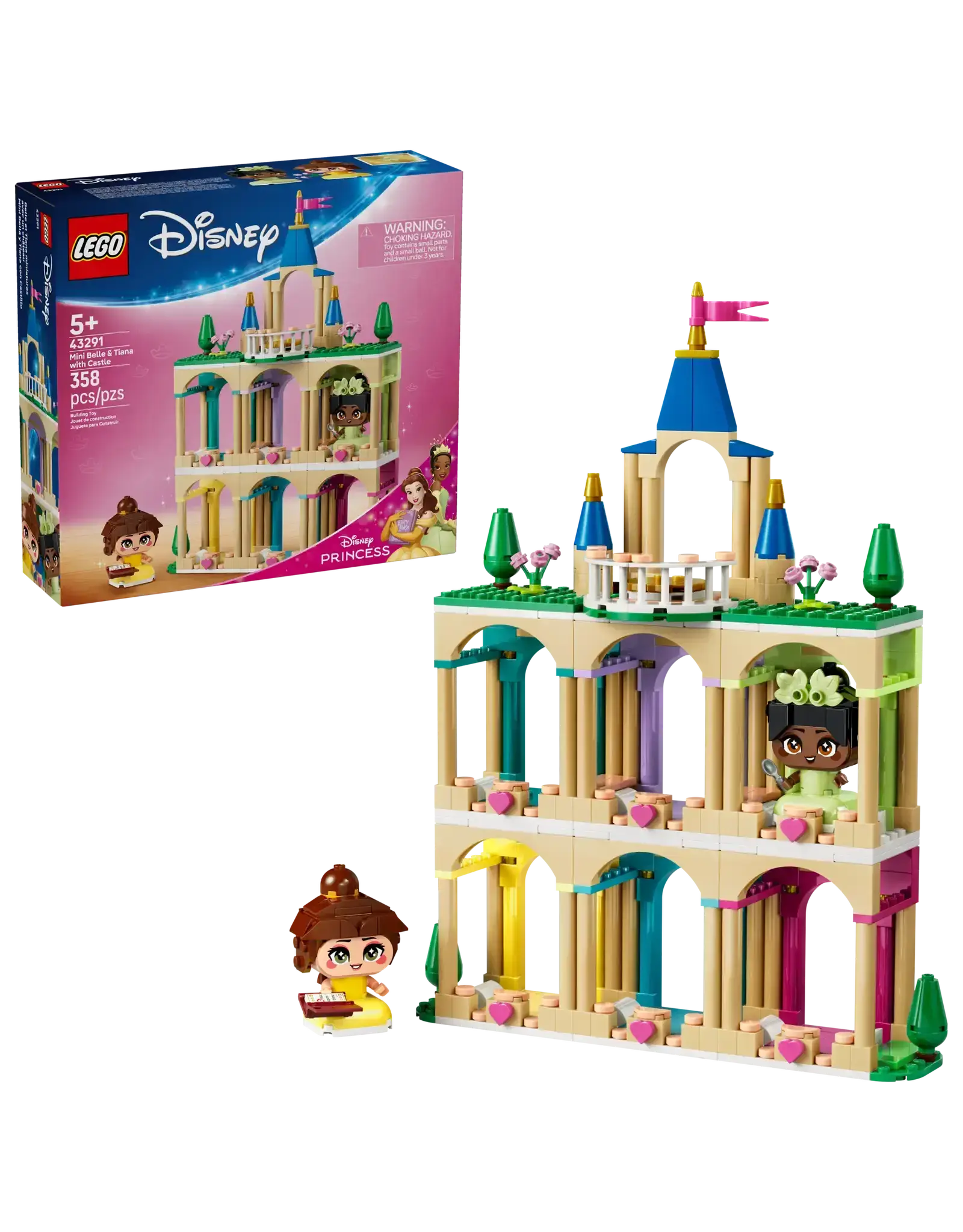 Lego Mini Belle & Tiana with Castle