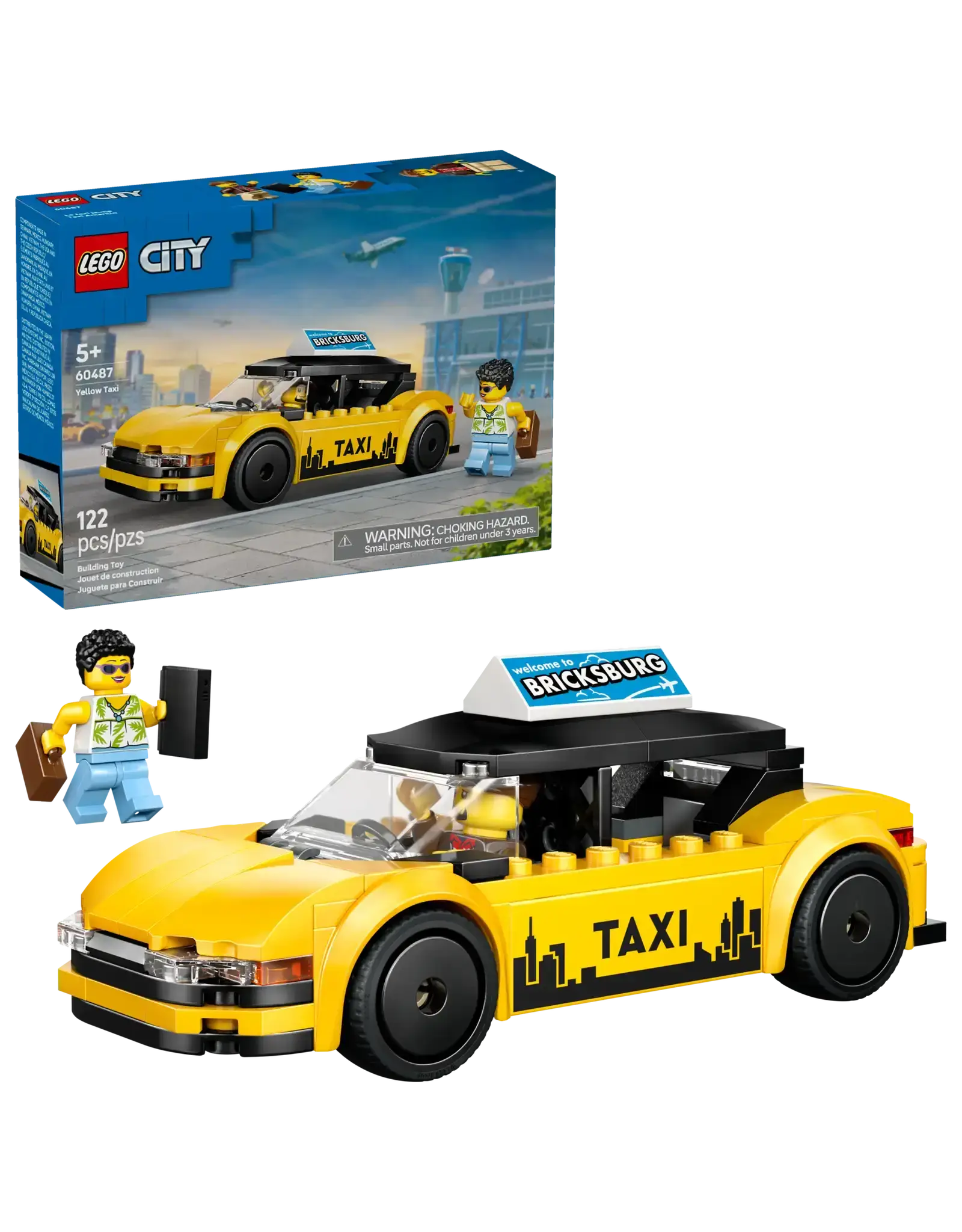 Lego Yellow Taxi