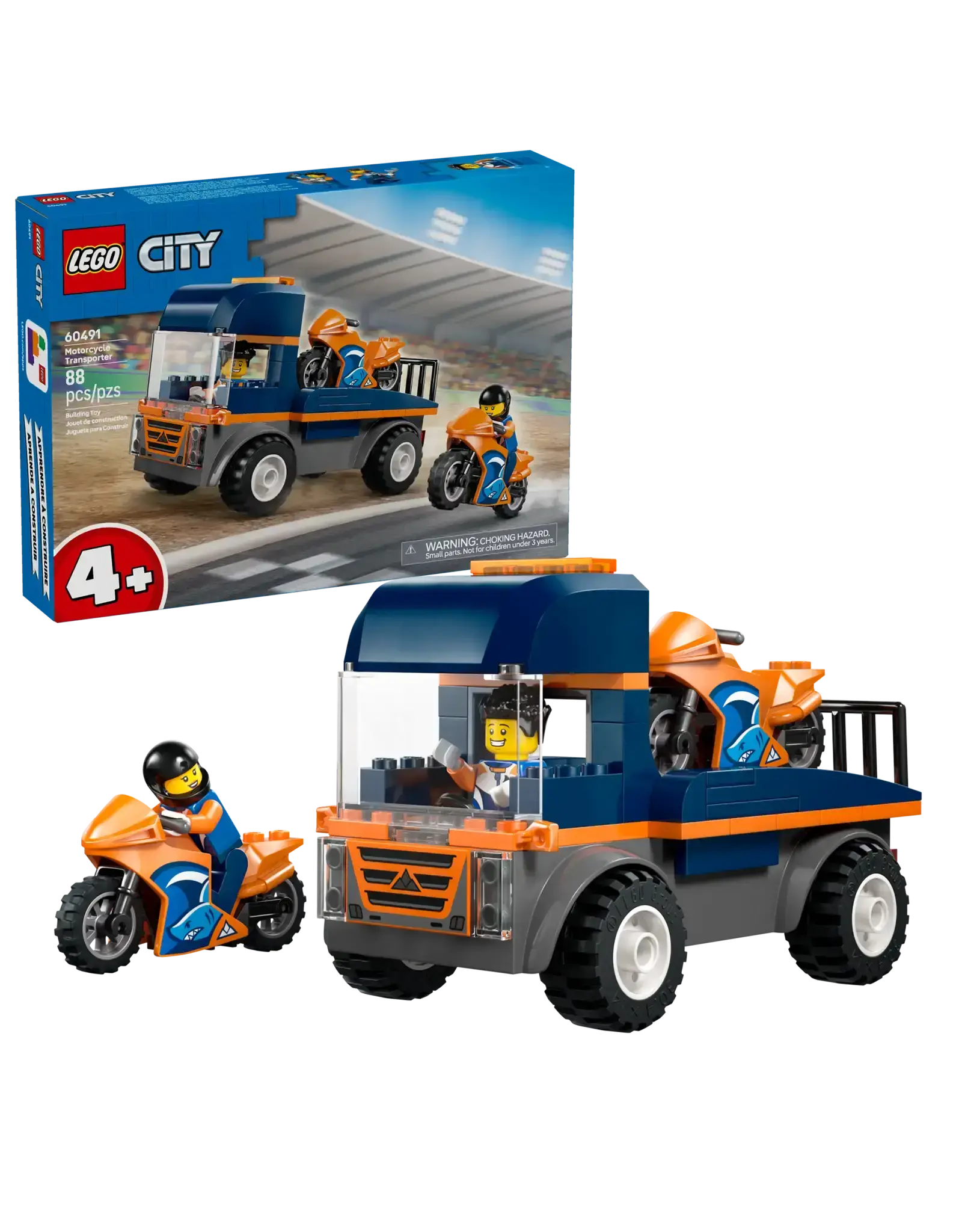 Lego Motorcycle Transporter