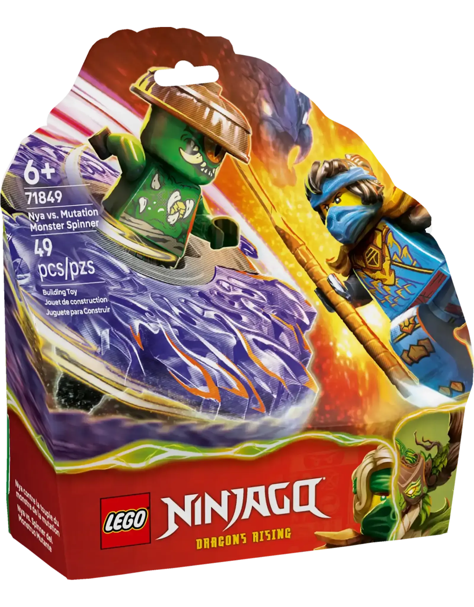Lego Nya vs. Mutation Monster Spinner