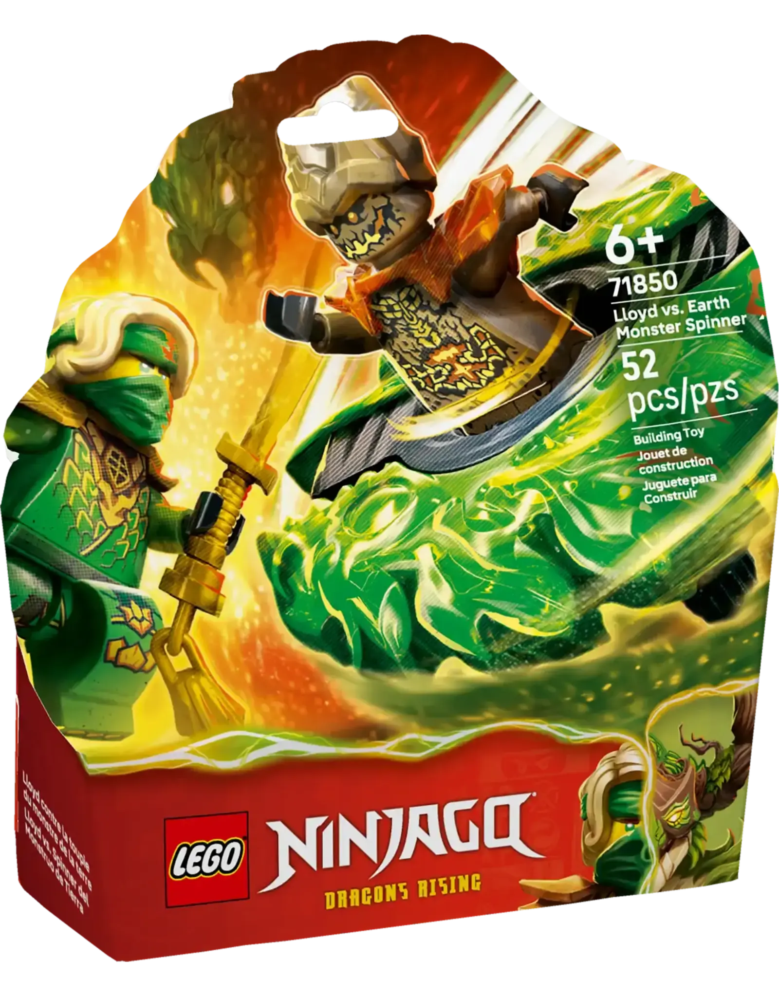 Lego Lloyd vs. Earth Monster Spinner