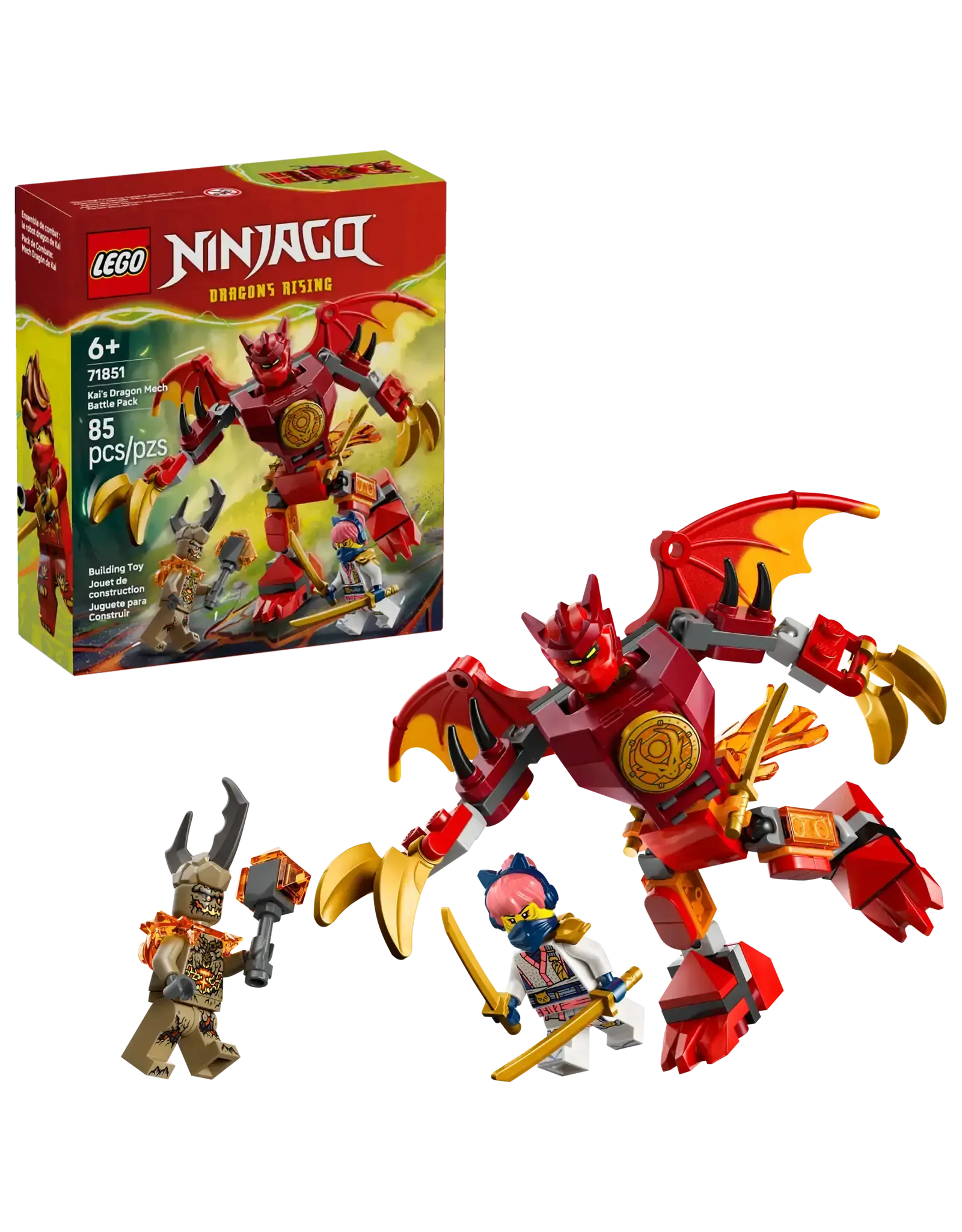 Lego Kai's Dragon Mech Battle Pack