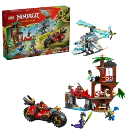 Lego Ninja Vehicle Tree House Battle