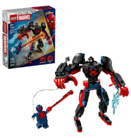 Lego Miles Morales Mech vs. Spider-Man 2099