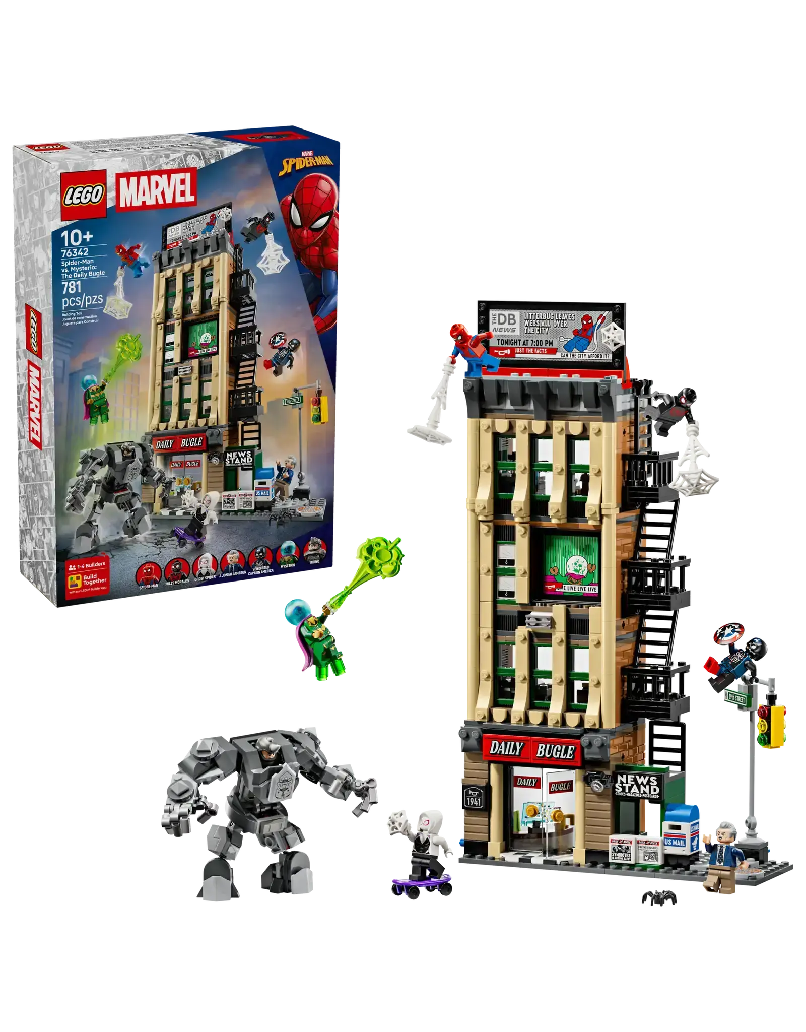 Lego Spider-Man vs. Mysterio: The Daily Bugle