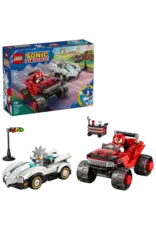 Lego Silver's Car vs. Knuckles' Monster Truck