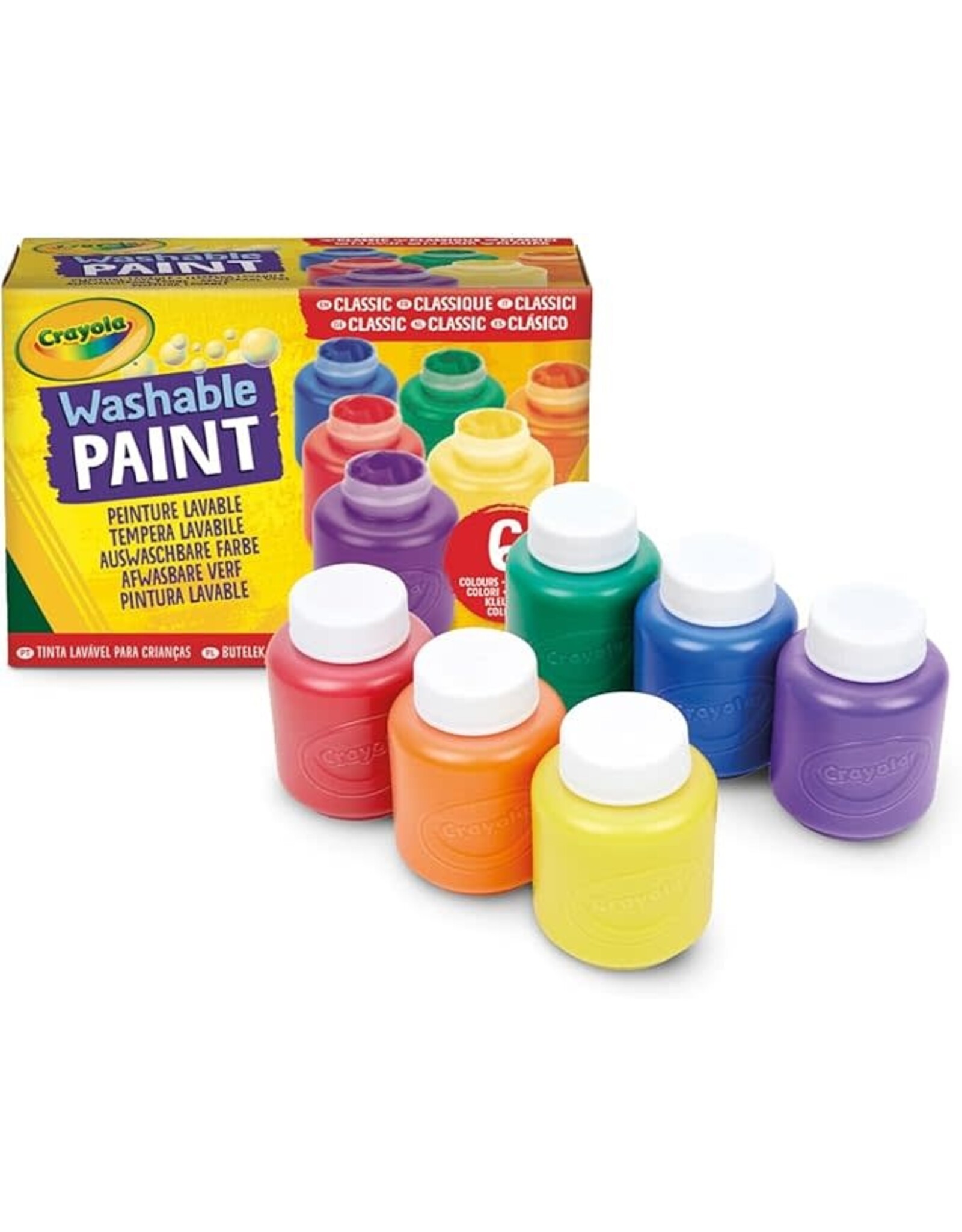 Crayola Crayola Washable Paint 6 Jars