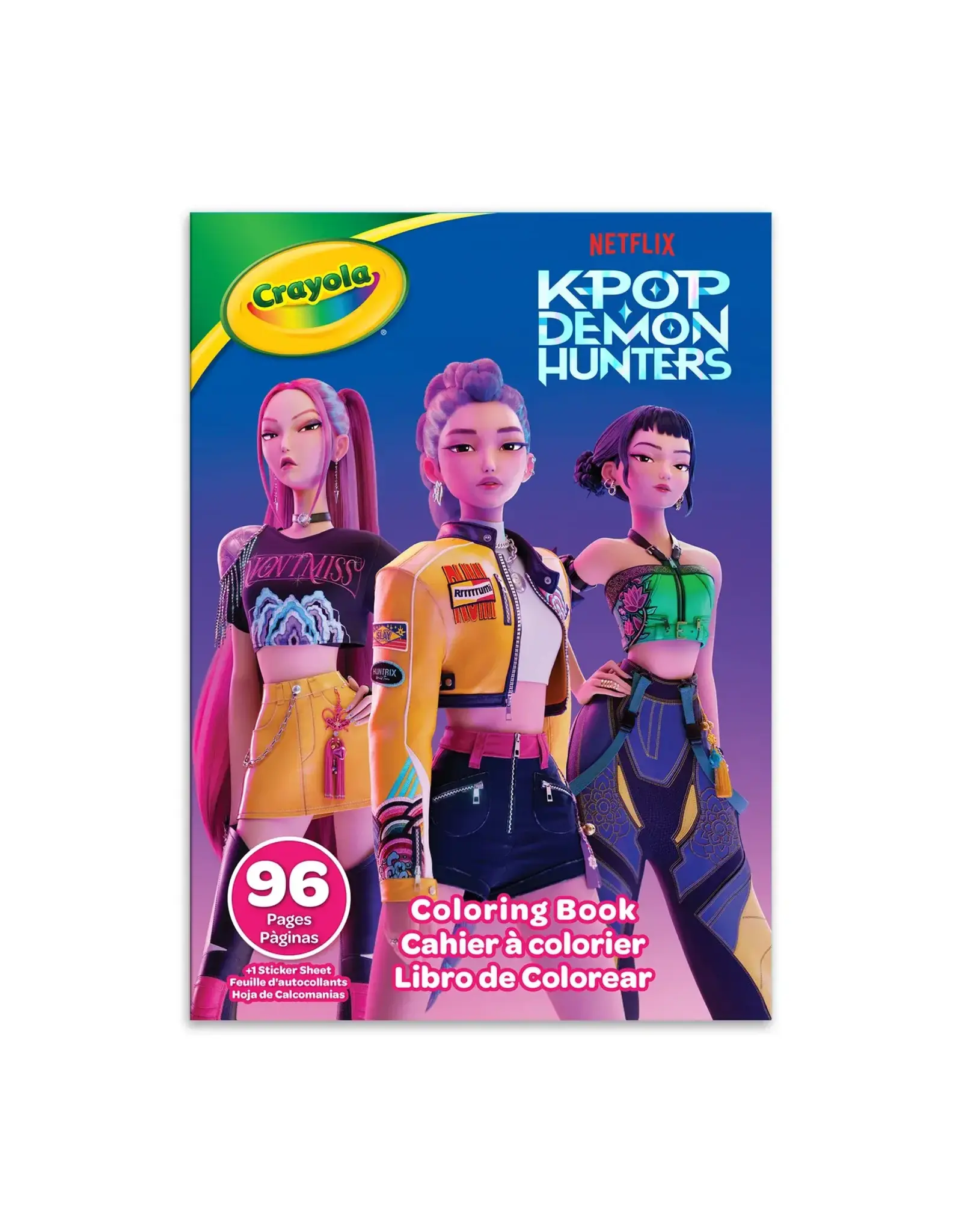 Crayola Crayola K-Pop Demon Hunters Colouring Book