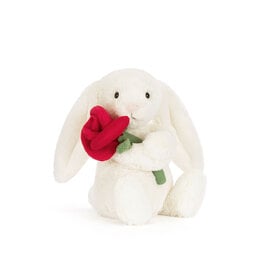 Jellycat Jellycat Cream Bunny with Rose