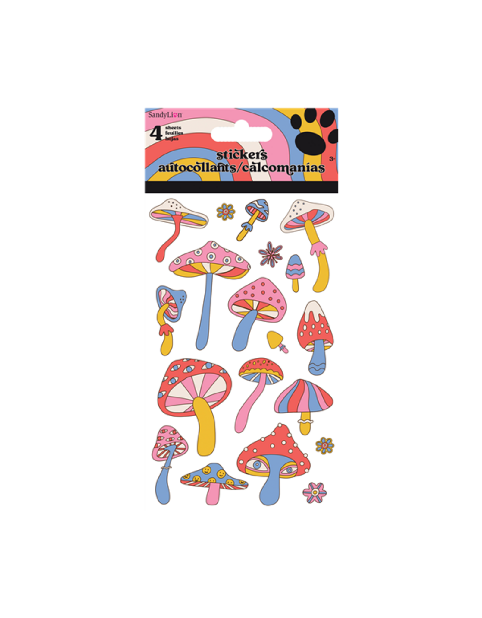 Mushrooms - Born To Be Wild Stickers