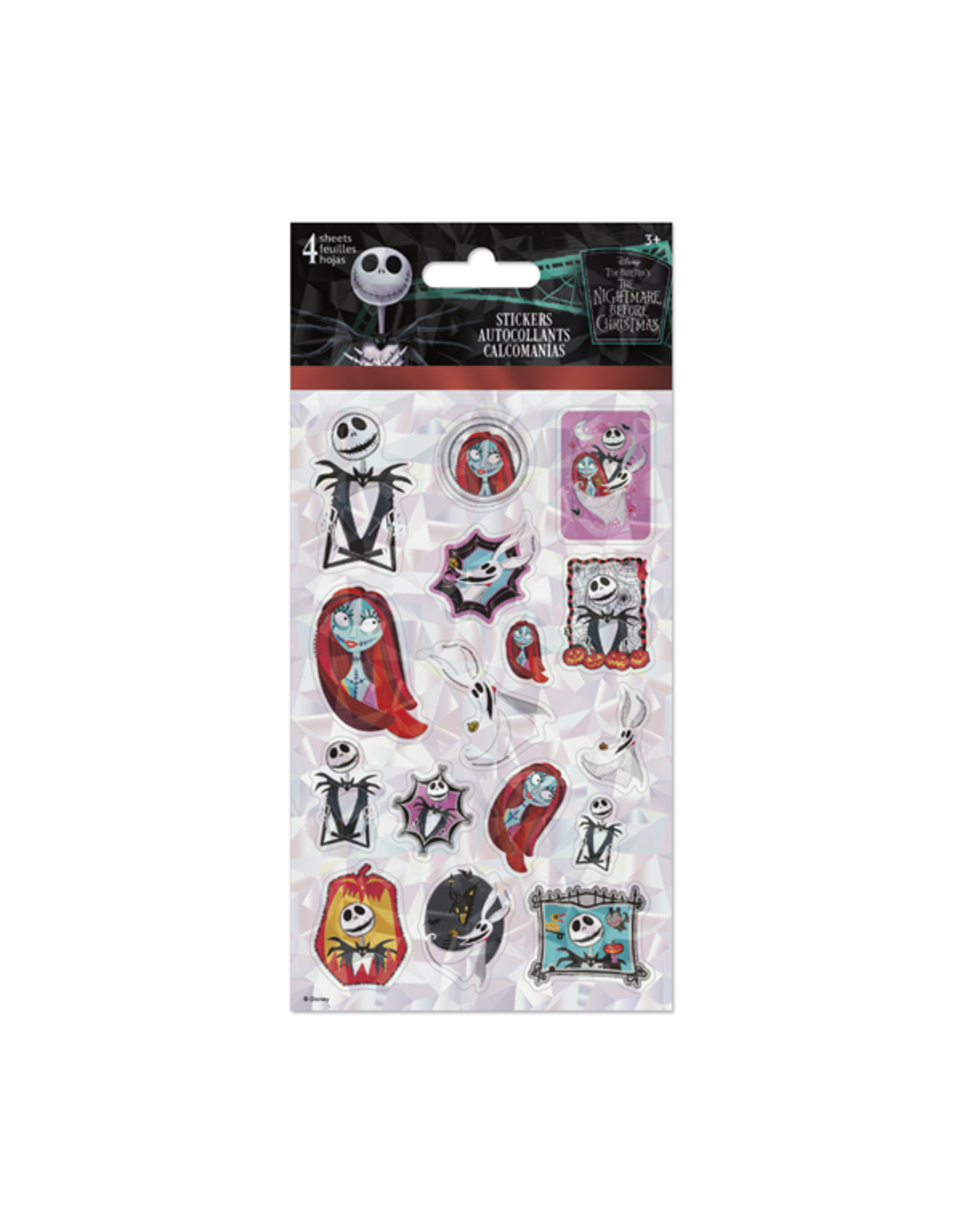 Nightmare Before Christmas - Quilted Patch Work Stickers