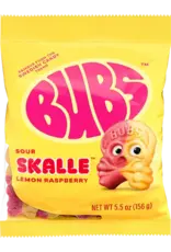 Bubs Sour Skalle Lemon Raspberry Vegan