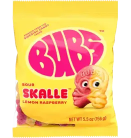 Bubs Sour Skalle Lemon Raspberry Vegan