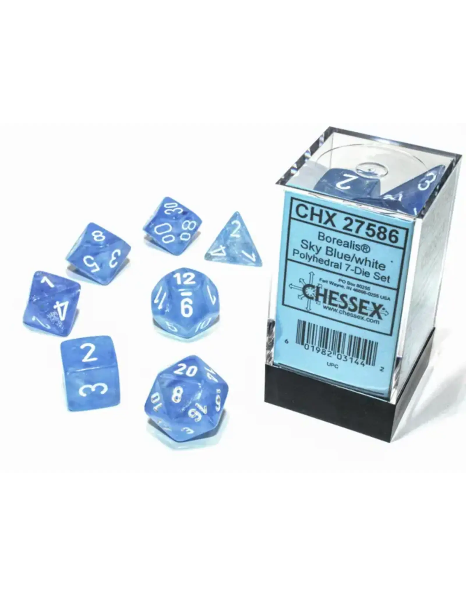 Borealis 7-Die Set Sky Blue/White Luminary