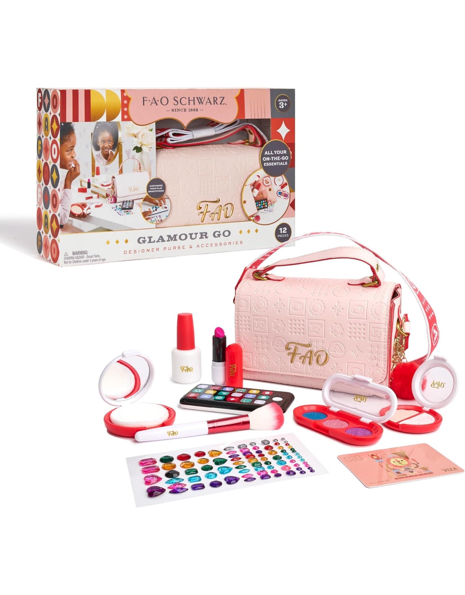 FAO-Abulous-Girls Glamor Purse Set with Cell Phone