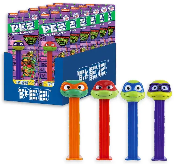 PEZ PEZ Dispenser TMNT Ninja Turtles Assorted - Tumbleweed Toys
