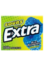 Wrigley Extra 15 Stick Sour Blue Raspberry