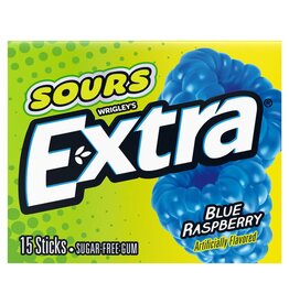 Wrigley Extra 15 Stick Sour Blue Raspberry