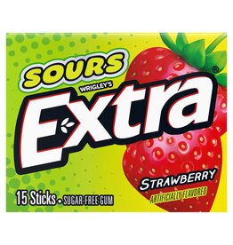 Wrigley Extra 15 Stick Sour Strawberry