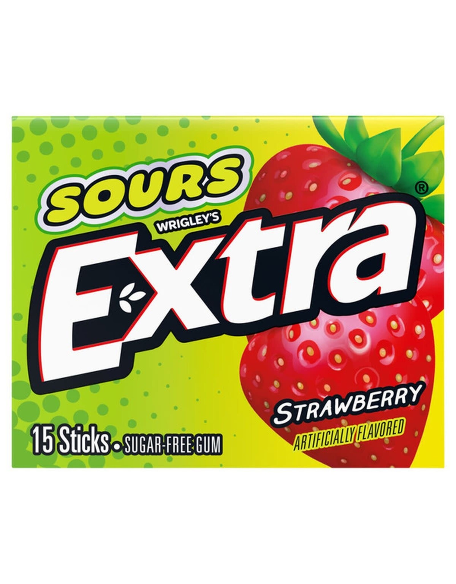 Wrigley Extra 15 Stick Sour Strawberry