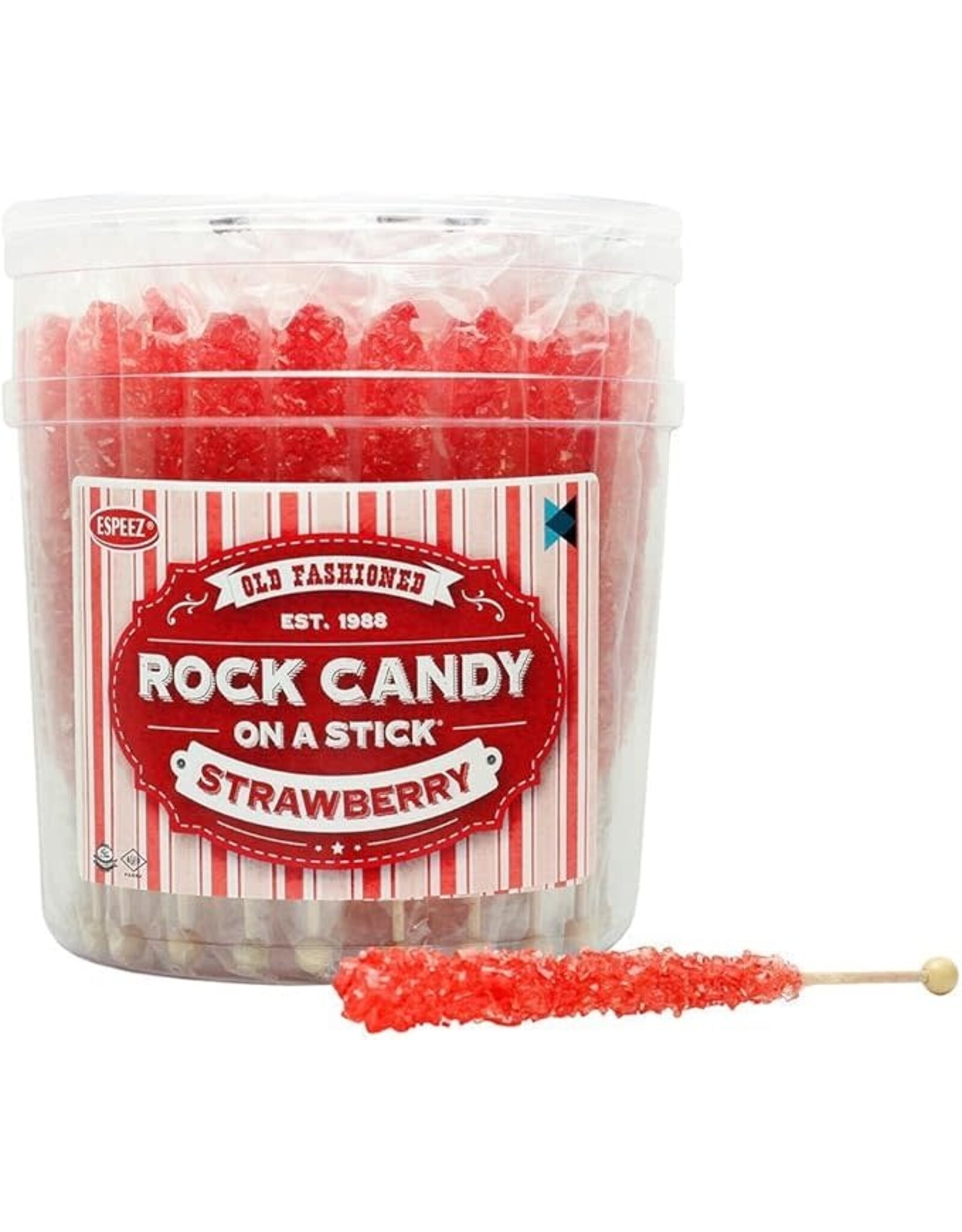 Rock Candy On A Stick - Strawberry