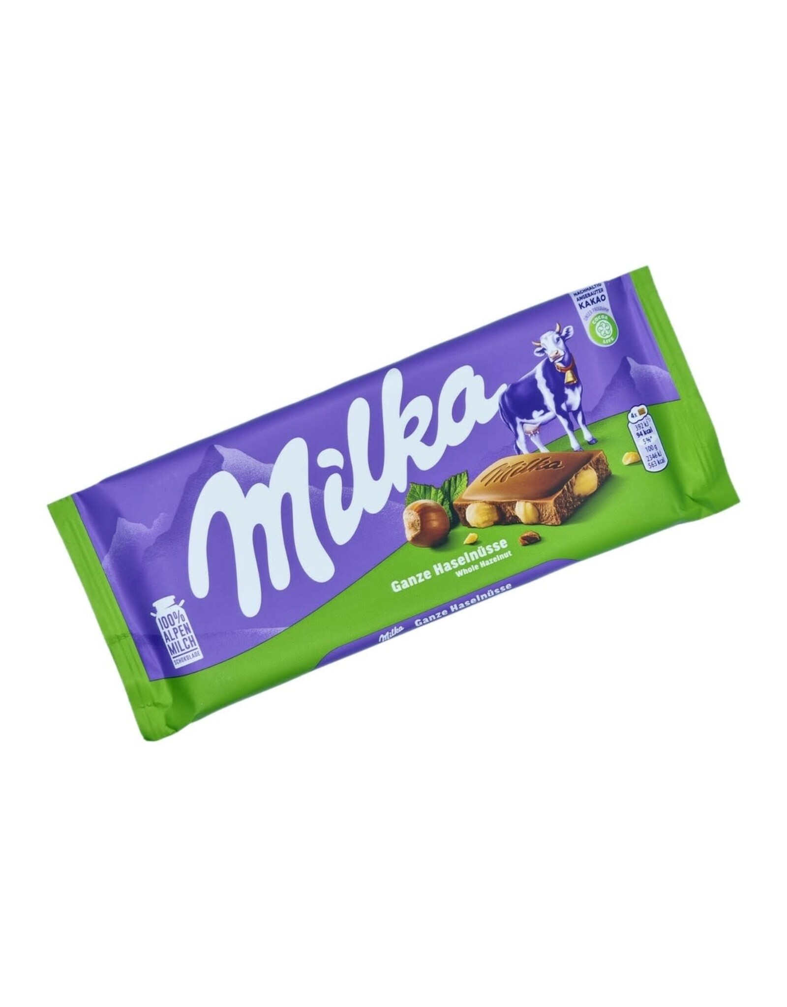 Milka Whole Hazelnut 100g