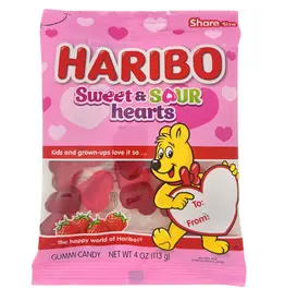 Haribo Haribo Valentine Sweet & Sour Hearts Share Size 9oz