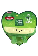 Claussen Pickle Valentine's Heart Box with Plush Toy